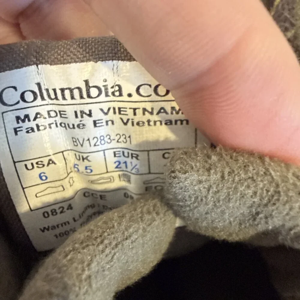 Columbia Green/Brown Winter & Rain Boots Boys Size 6 Toddler Techlite